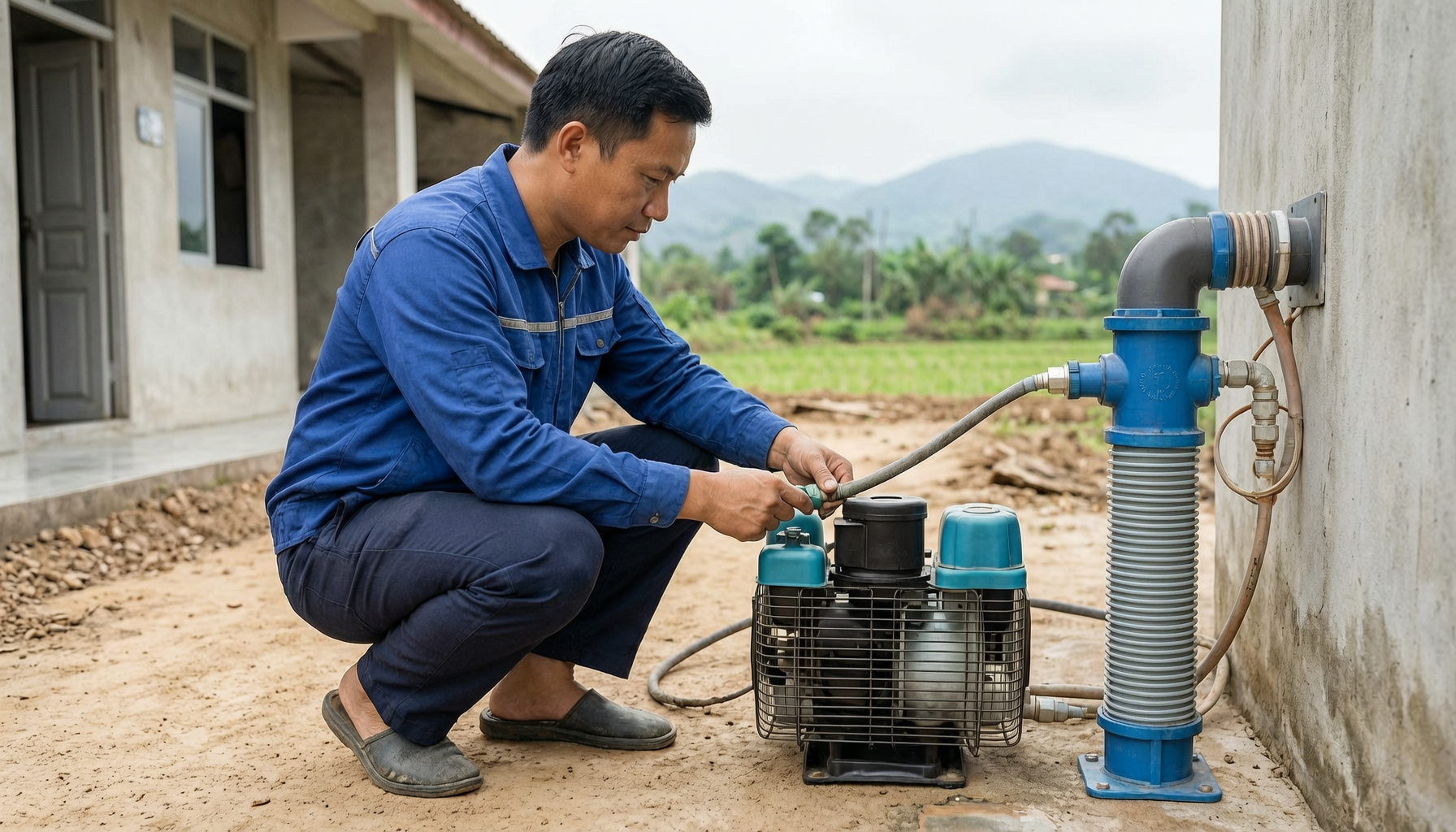 Thi công hệ thống điện nước trọn gói tại Hà Tĩnh