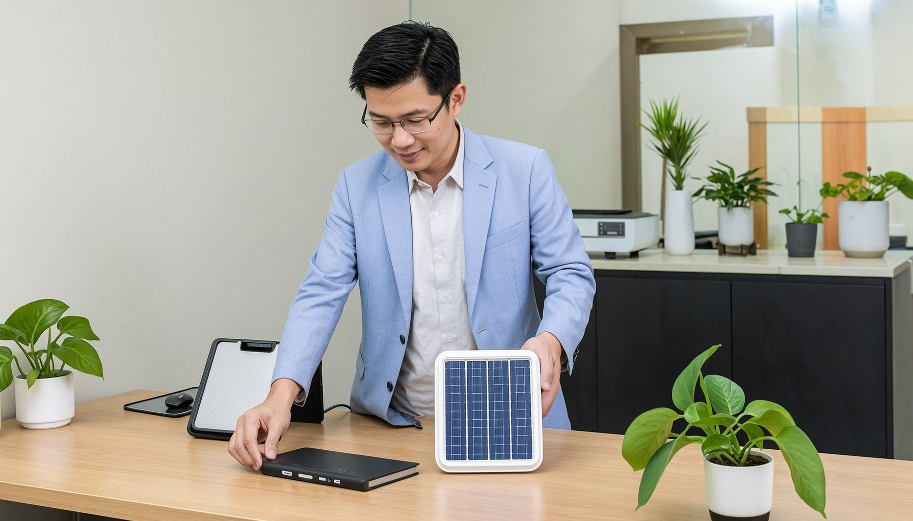 Hệ thống điện mặt trời lắp đặt thực tế tại Kỳ Anh