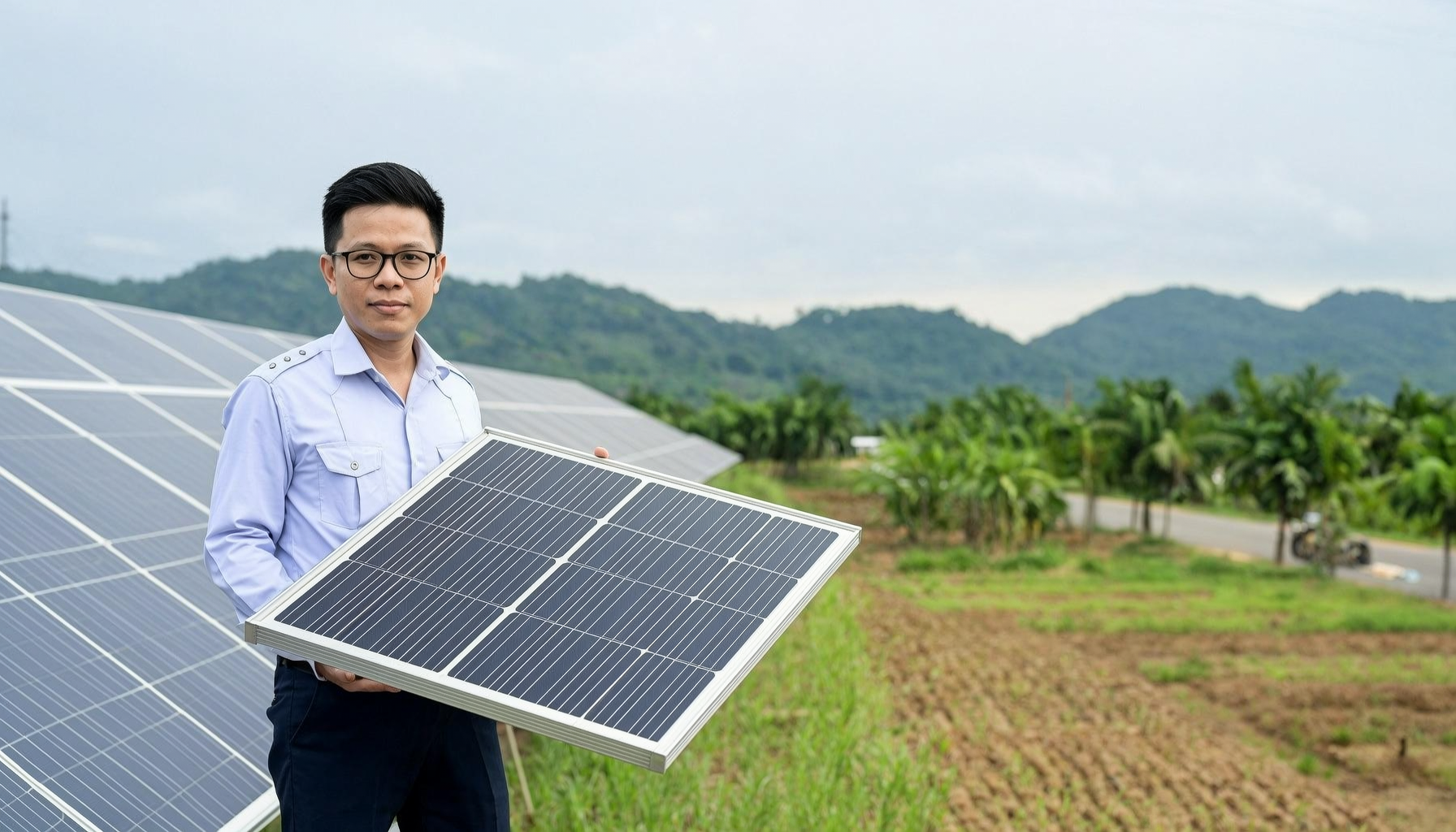 Thi công điện mặt trời Hà Tĩnh