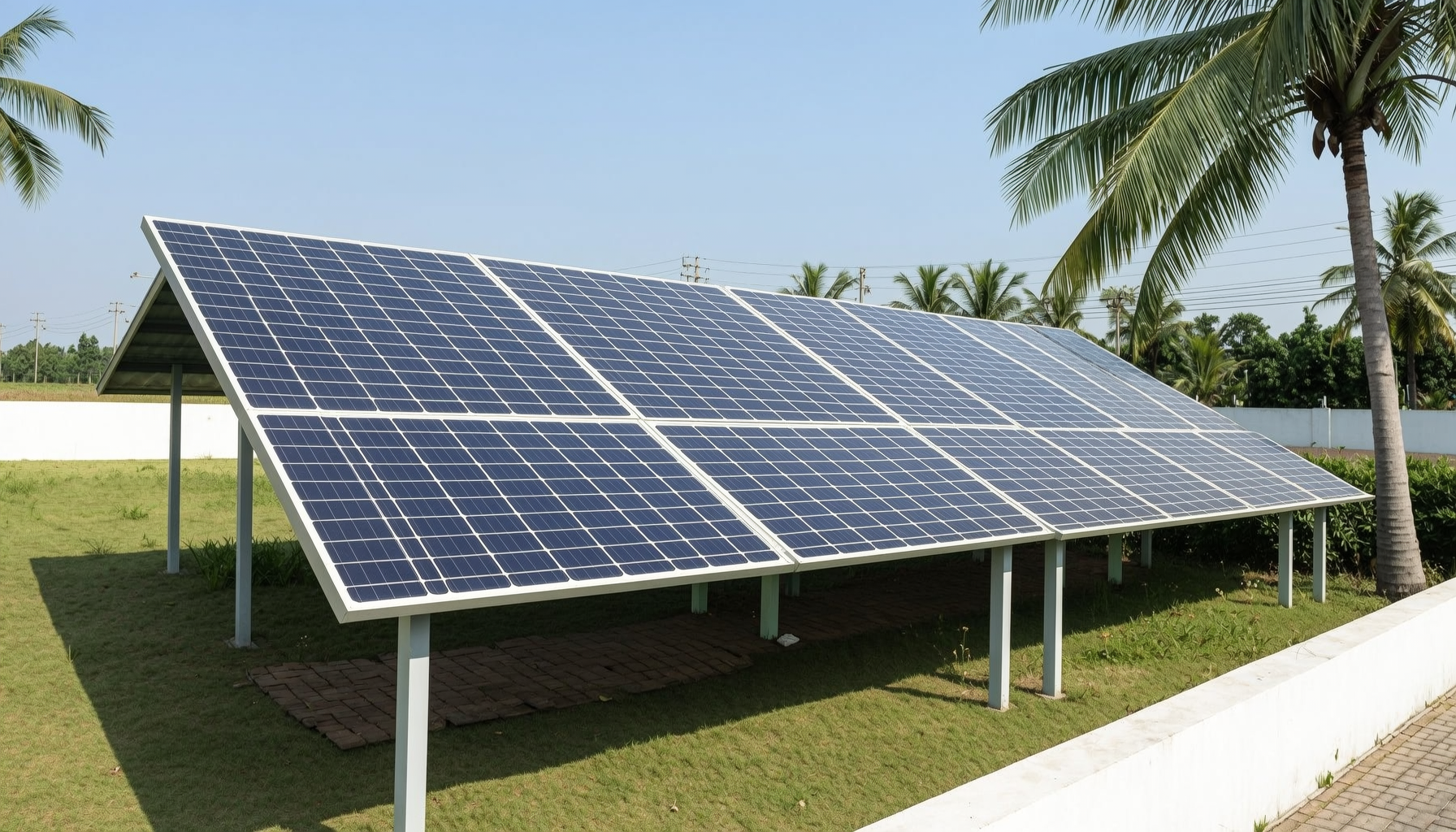 Lắp đặt pin mặt trời trên mái trường học